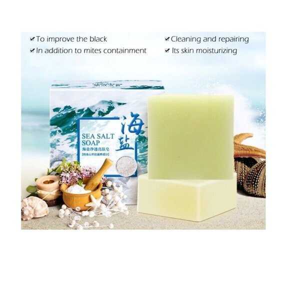 2 x Sea Salt Acne Soap - Picture 2 of 2